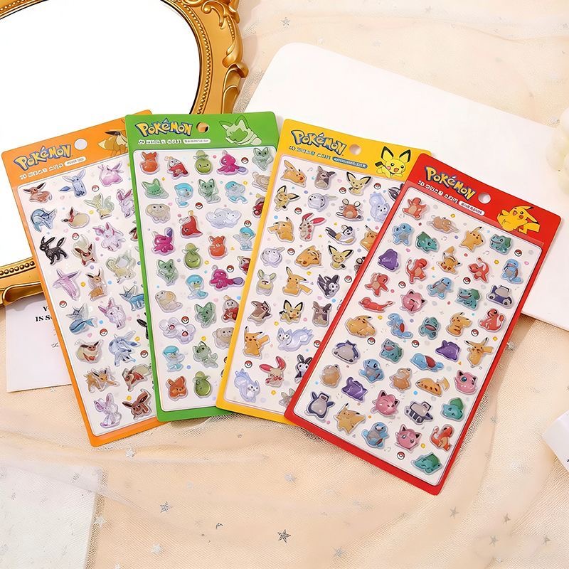 Phone Accessories Items - 4 Stück Pokemon Pikachu Sprigatito Tandemaus