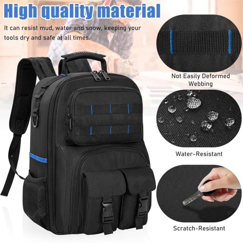 Phone Zone Accessories - Verschleißfester Werkzeugrucksack aus Oxford-Gewebe, Zubehör für