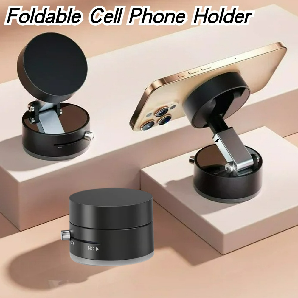 Phone Accessories Japan - Hochleistungs-Magnet-Vakuumhalter, faltbar, universeller Telefonständer für Auto,