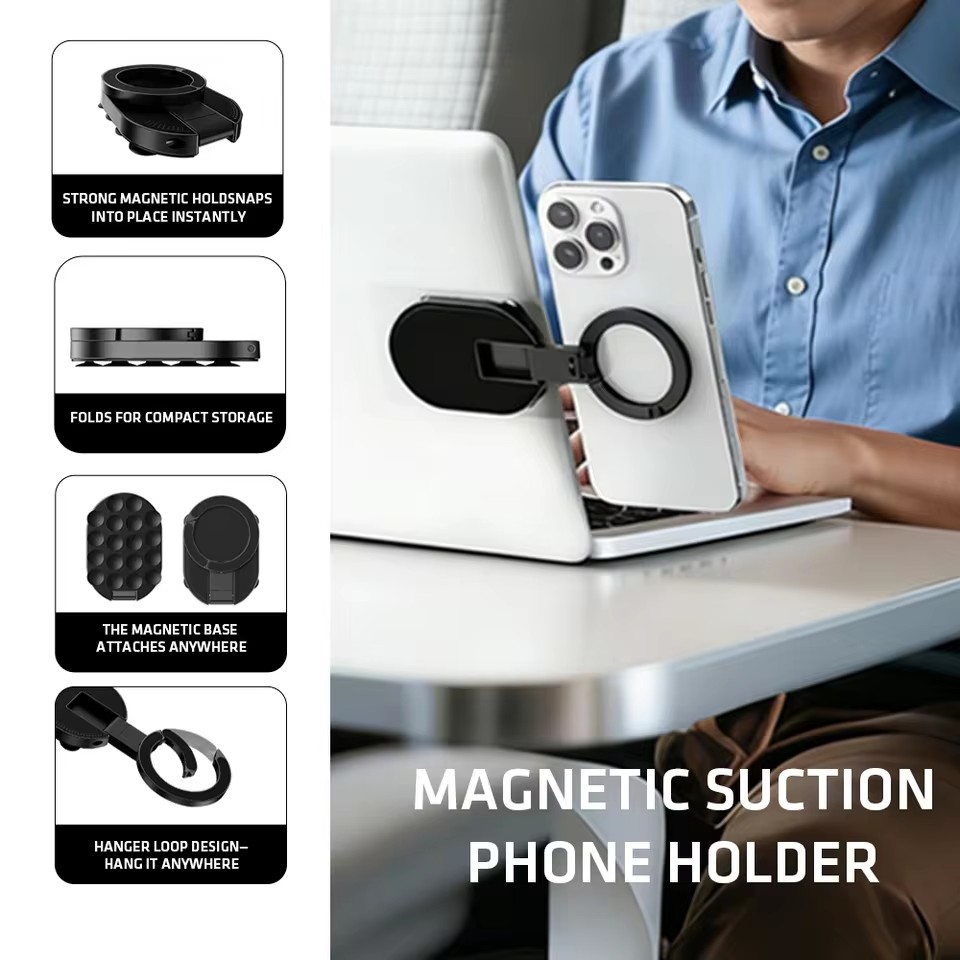 Phone Accessories Stand - MA39 Magnetischer Faltbarer Handyständer Universal 360°