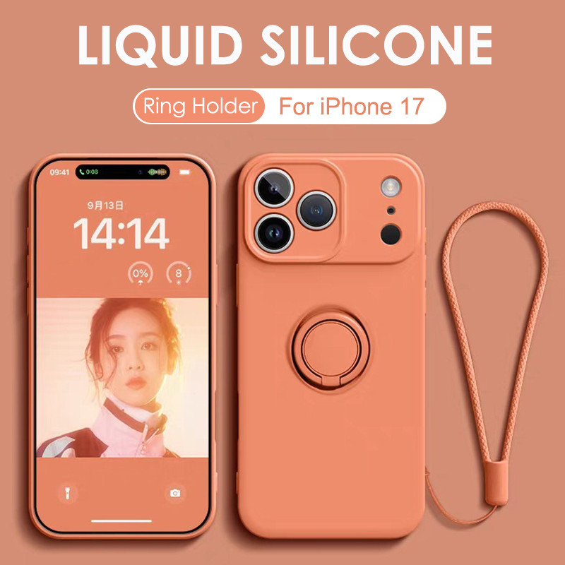 Phone Accessories Ring Holder - Flüssiges Silikon Ringständer Magnetische Handyhülle für