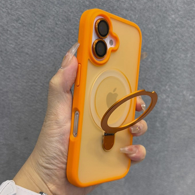 Phone Accessories Ring Holder - Matte Handyhülle mit Ringhalter und Glaslinse