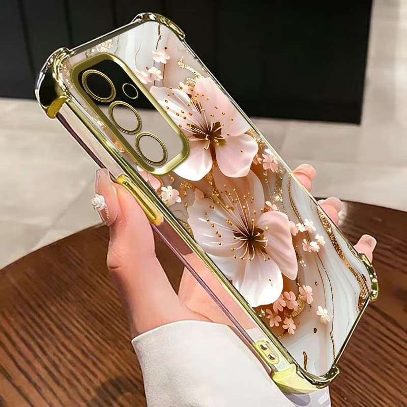 Galvanisierte Blumen-Handyhüll – Samsung Galaxy S25 Bewertung und Preis
