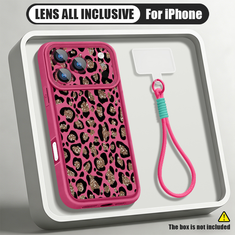 Braune Leopardenmuster-Handyhü – Lanyard Phone Strap Bewertung und Preis