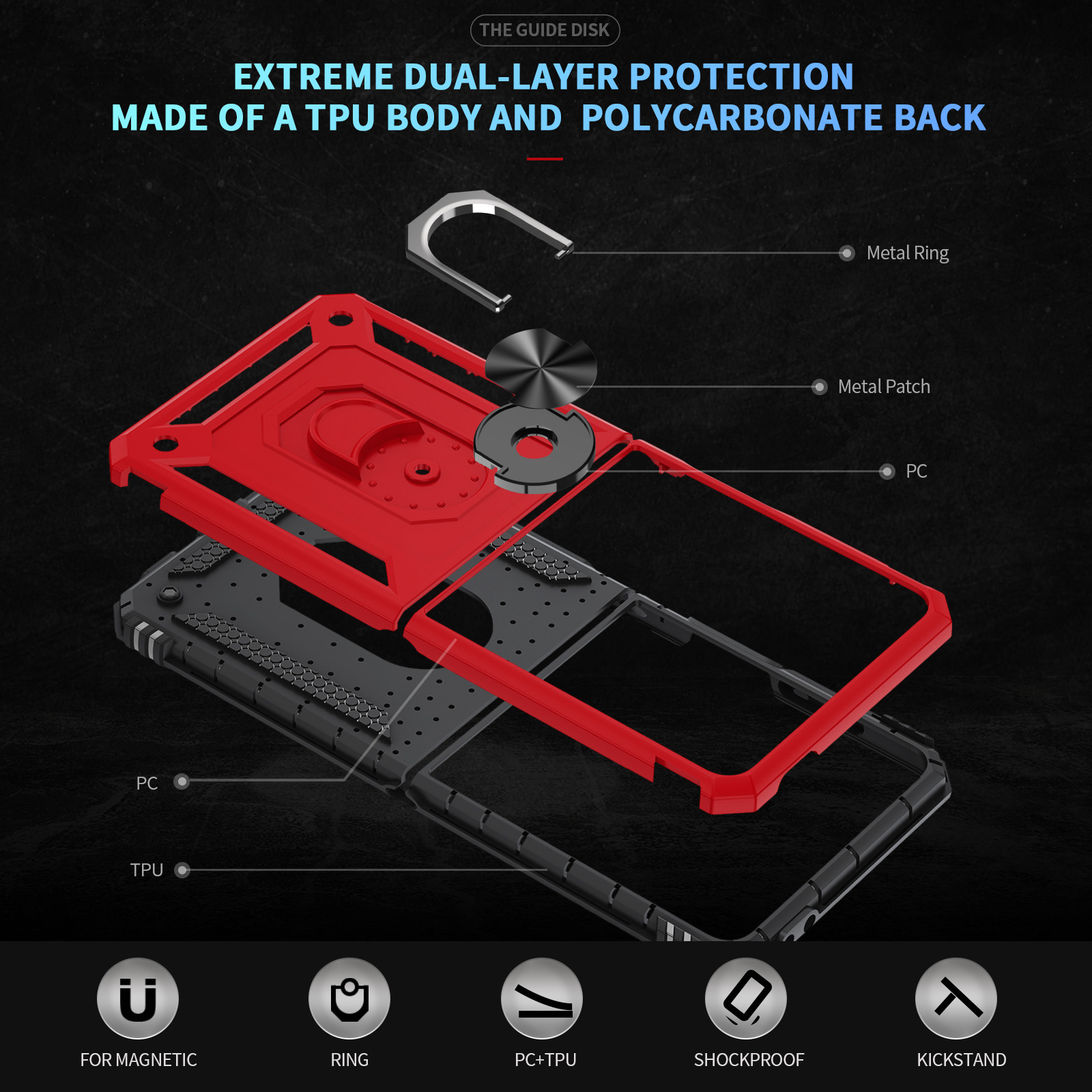 Militärische, stoßfeste Handyh – Phone Accessories Ring Holder Bewertung und Preis
