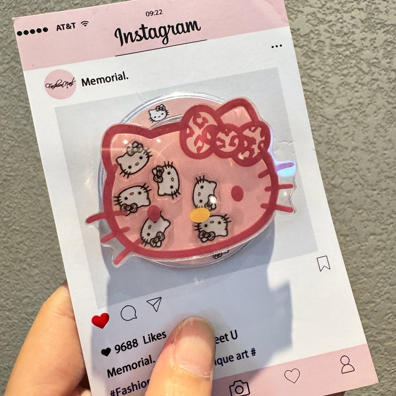 Fashion INS Kawaii Hello Kitty – Phone Accessories Ring Holder Bewertung und Preis