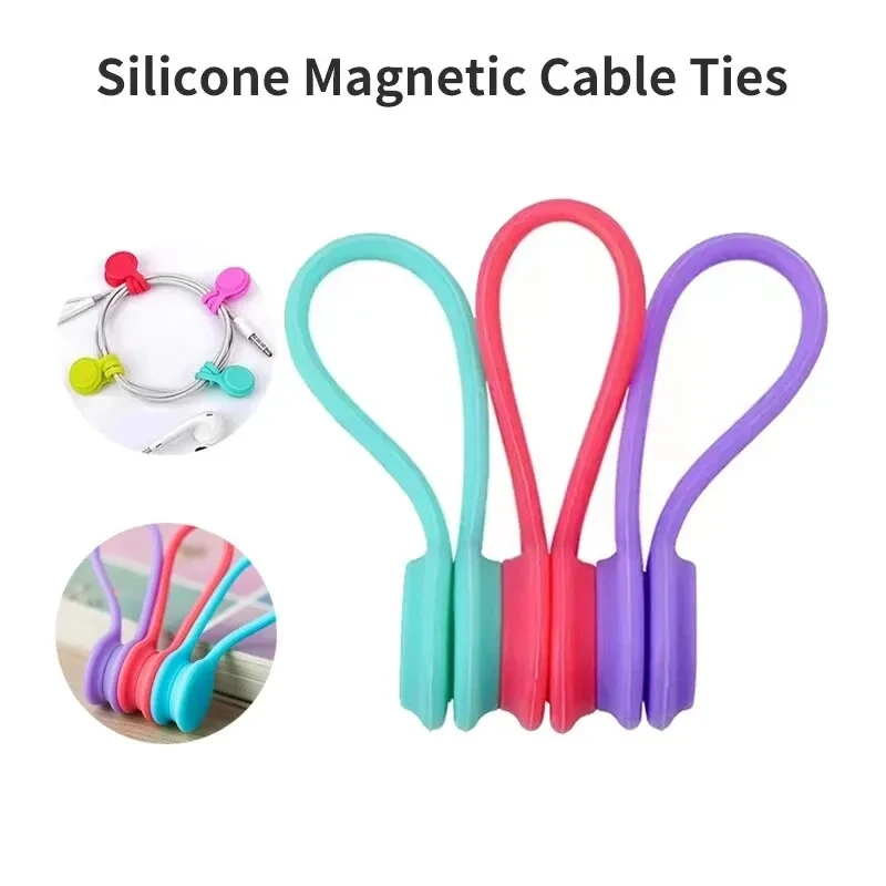 5/3/1 Stück Silikon-Magnetkabe – Cable Organizer Magnetic Bewertung und Preis