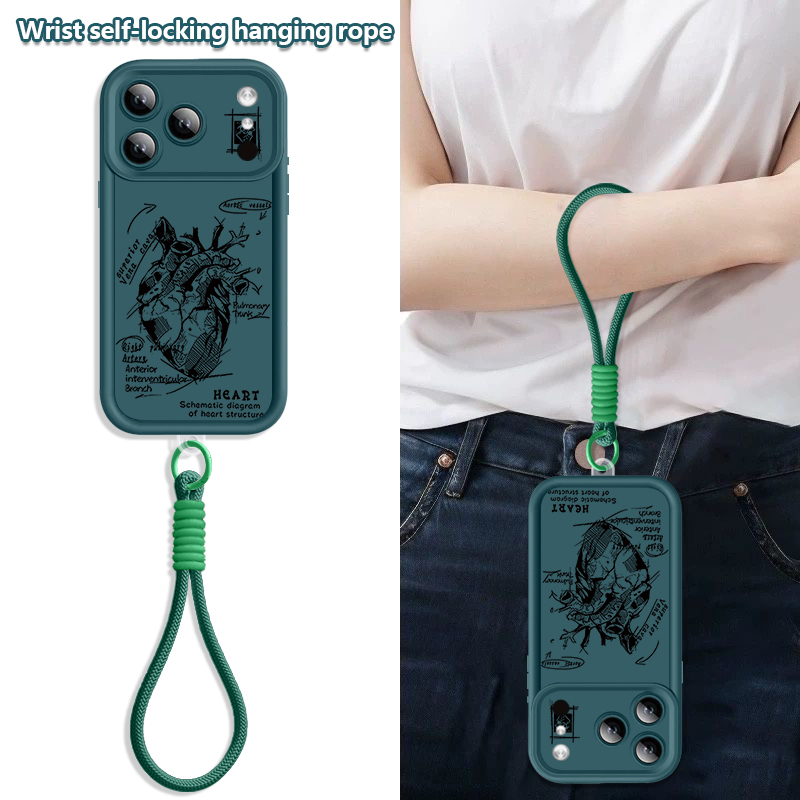 Kreatives Herz-Modell-Muster L – Lanyard Phone Strap Bewertung und Preis