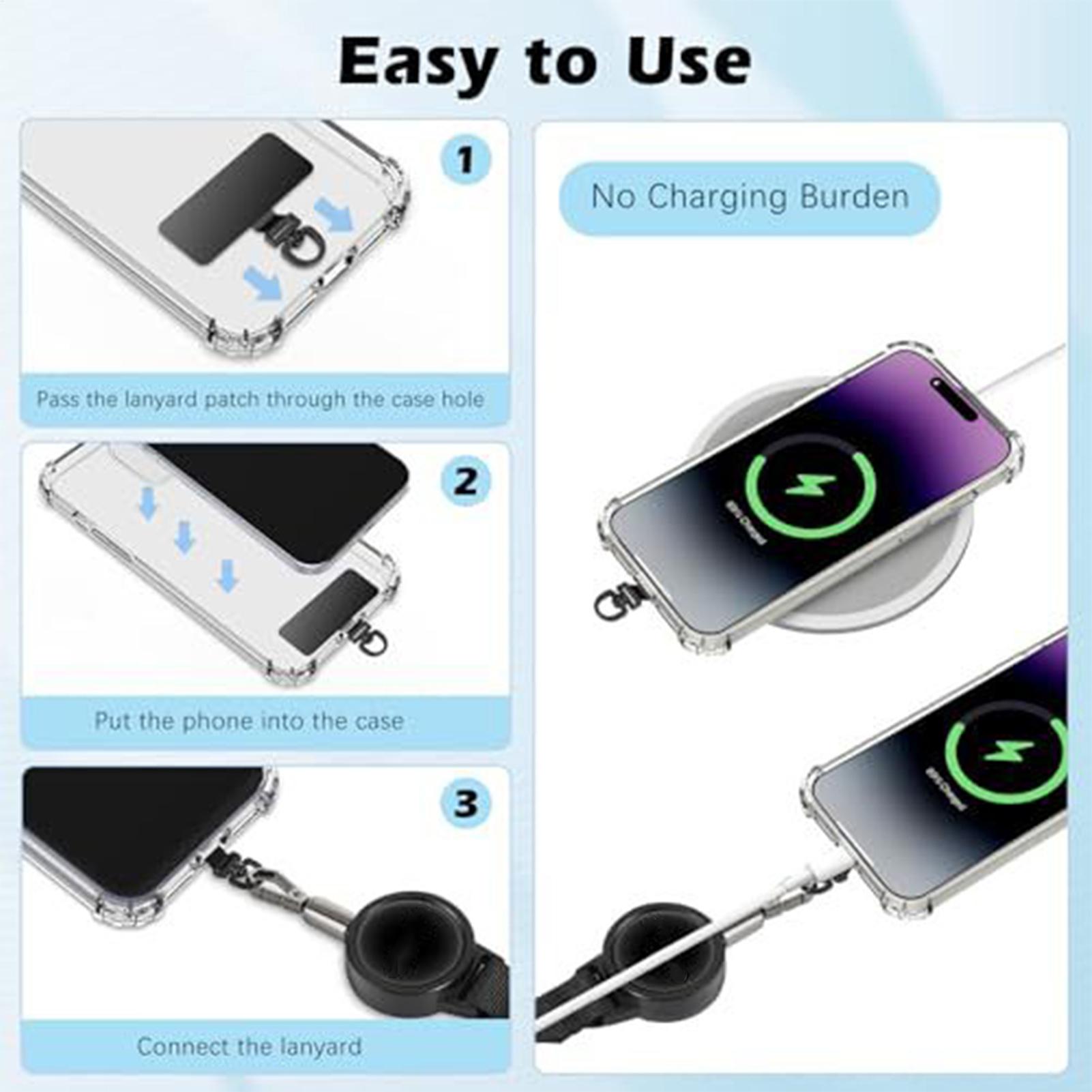 Einziehbares Telefon-Lanyard,  – Lanyard Phone Strap Bewertung und Preis